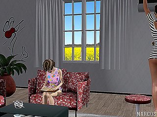 Futanari 3d MILFs bruna cazzo compilazione