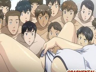 büyük göğüsler Hamile hentai Tentacles tarafından tüm delik açılmış