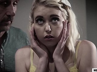 Big cocked Daddy and Uncle fucks the teen - Chloe Cherry