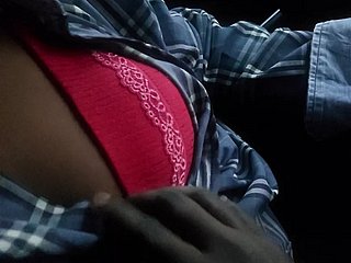 Having pastime inside motor car handy public - Part 1