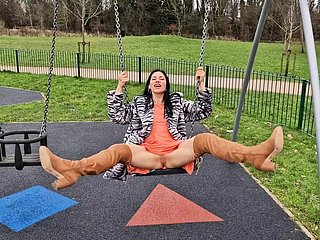 Naughty at one's fingertips put emphasize playground