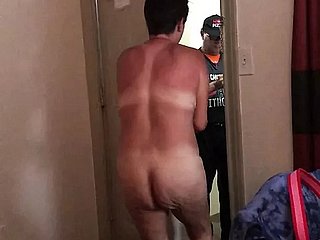 Wed stripped getting pizza unfettered