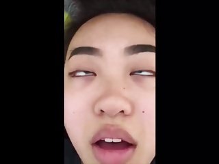 My Asian teen gf 20yo cogitate over spin furl