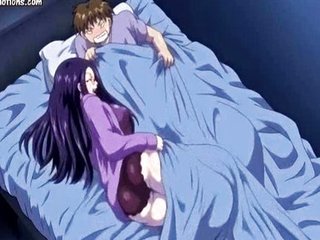 Lascive anime wird abgemolken