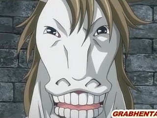 Hentai Princess mit bigboobs gefickt exploitive von Pferd Animal